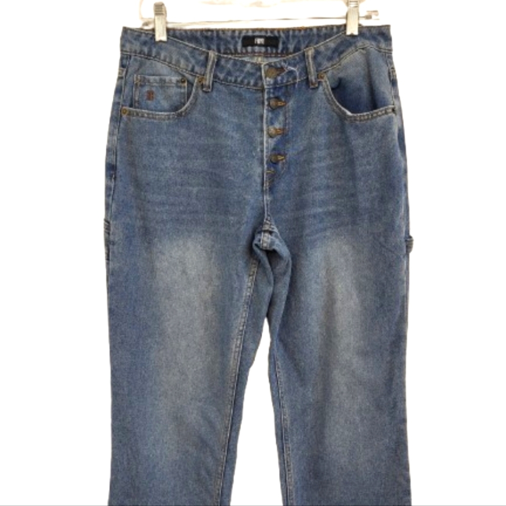 Frye Stevie Straight Jeans‎ Relaxed Fit Button Fly Carpenter Women's Size 28